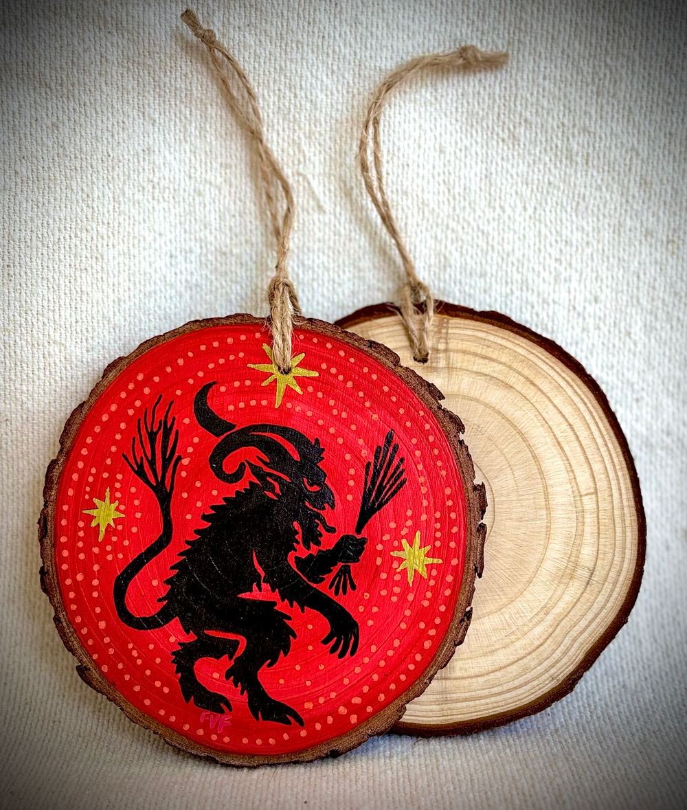 Red Krampus Ornament