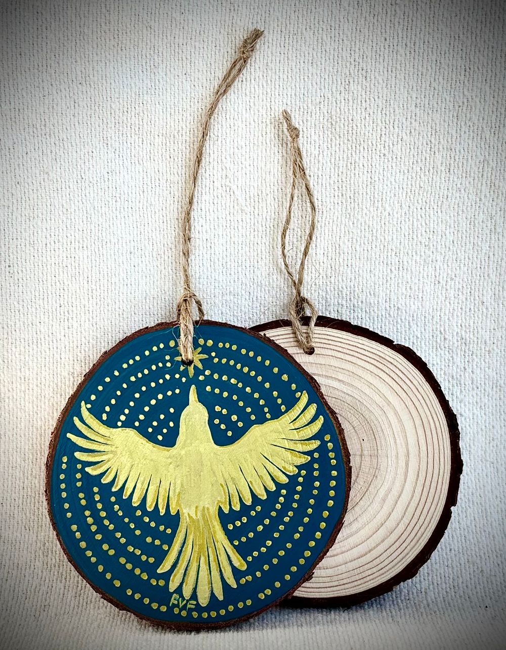 Christmas Crow Ornament